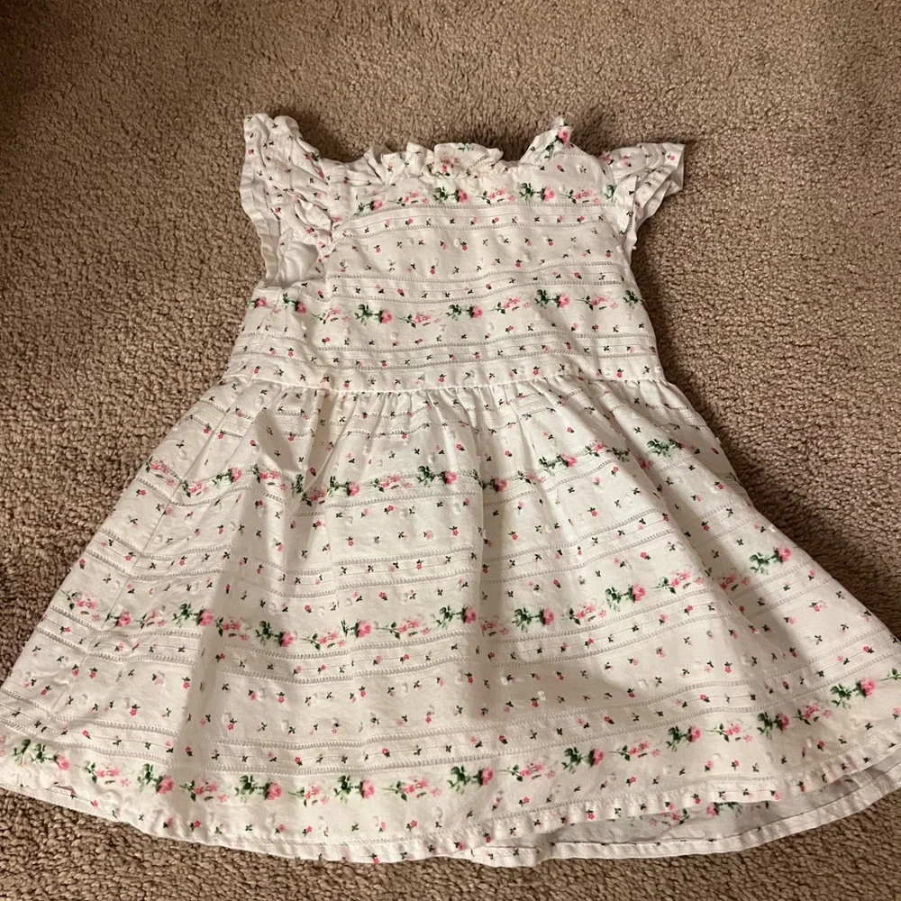 Janie and Jack baby girl floral dress - Picture 1 of 4